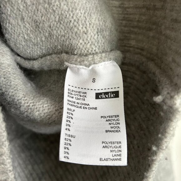 Elodie Gray Cropped Sweater - Picture 6 of 6